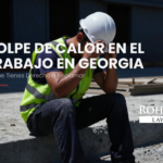 golpe de calor en el trabajo Georgia