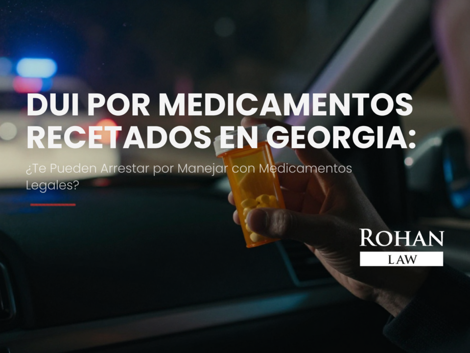 DUI por medicamentos recetados en Georgia