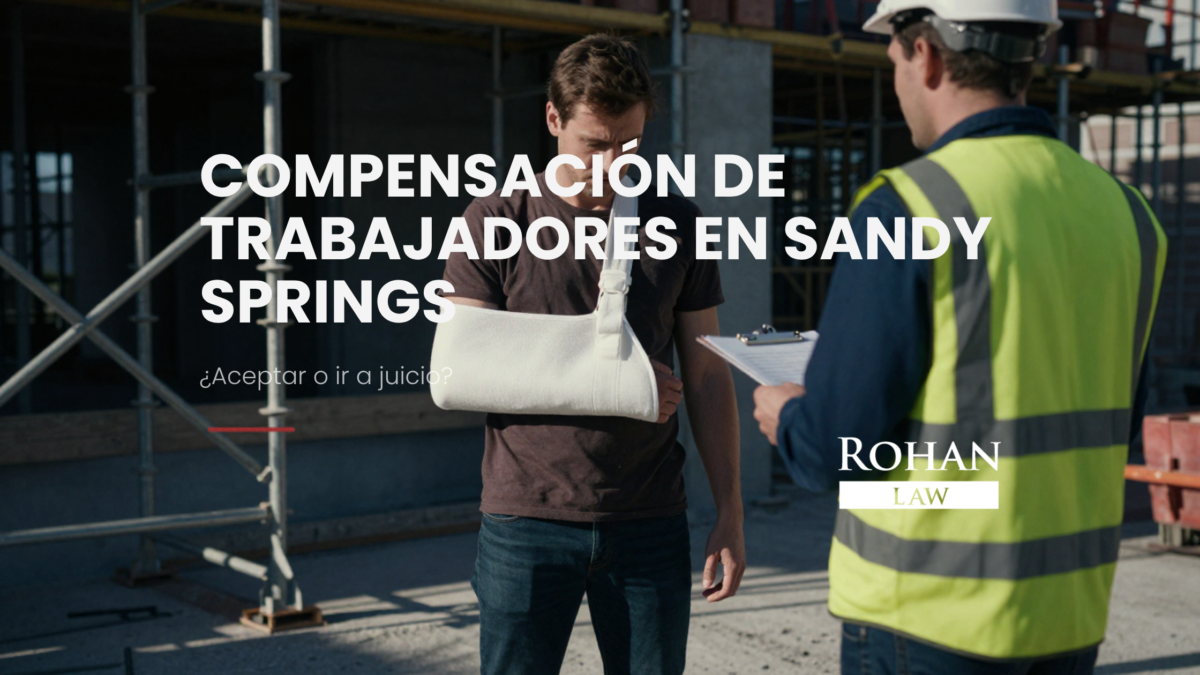 compensación de trabajadores en Sandy Springs