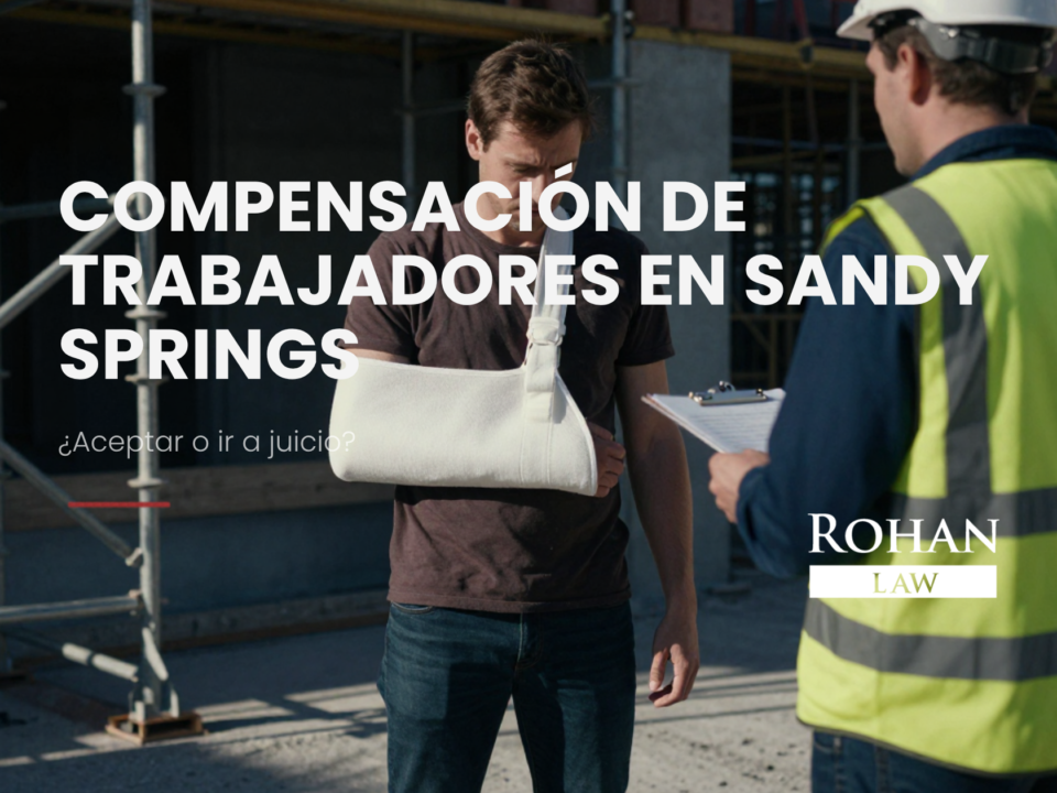 compensación de trabajadores en Sandy Springs