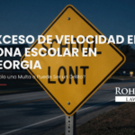 exceso de velocidad en zona escolar Georgia