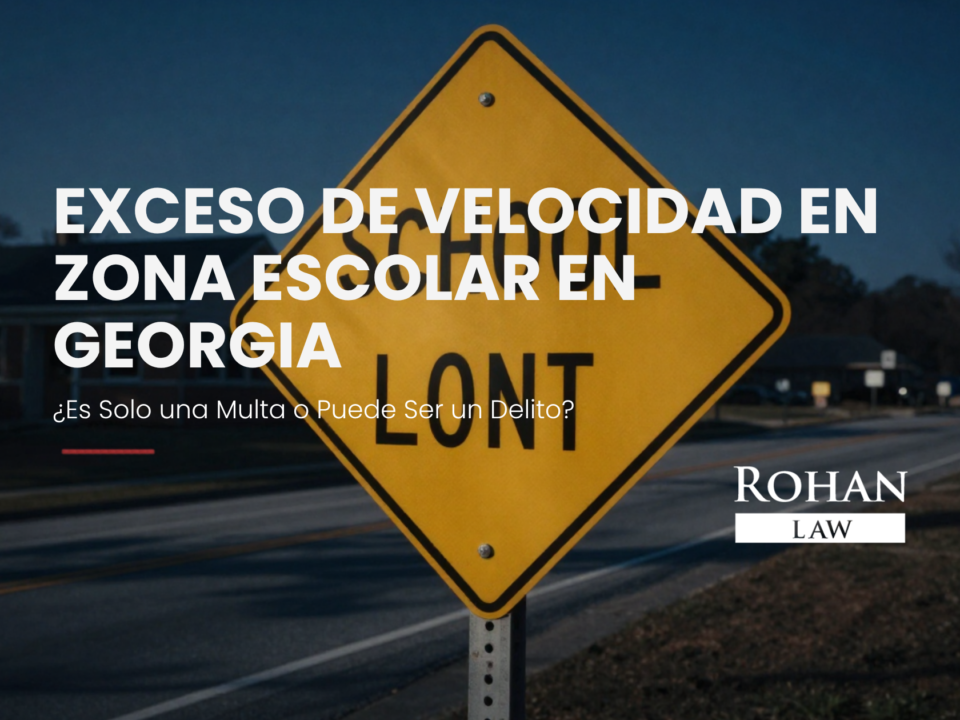 exceso de velocidad en zona escolar Georgia