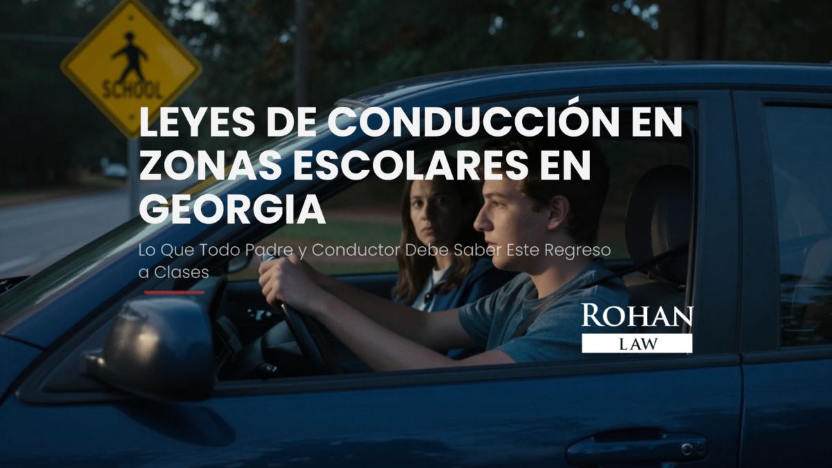Leyes de conducción en zonas escolares en georgia | Rohan Law