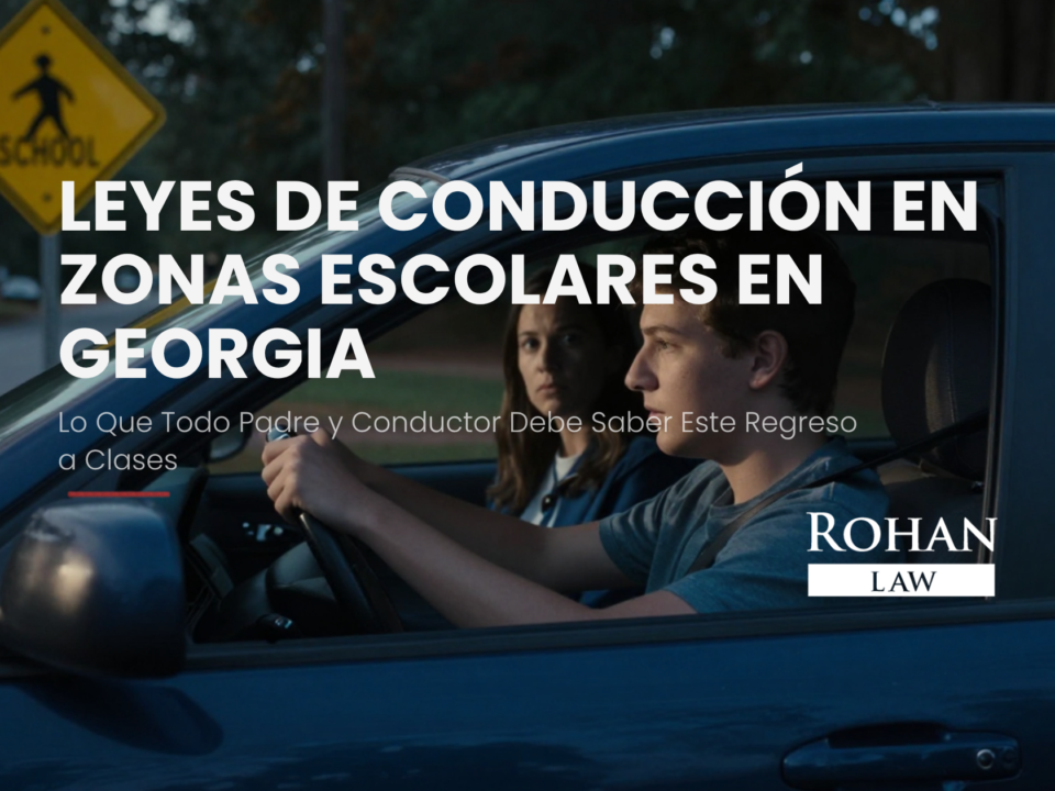 Leyes de conducción en zonas escolares en georgia | Rohan Law