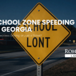 school zone speeding reckless driving Georgia