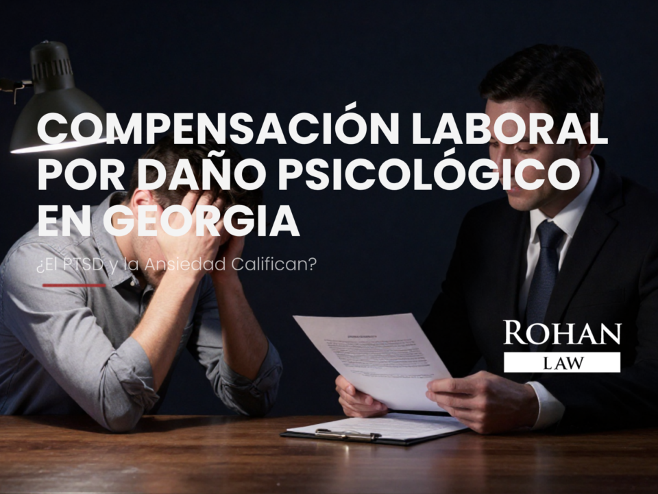 compensación laboral por daño psicológico en Georgia