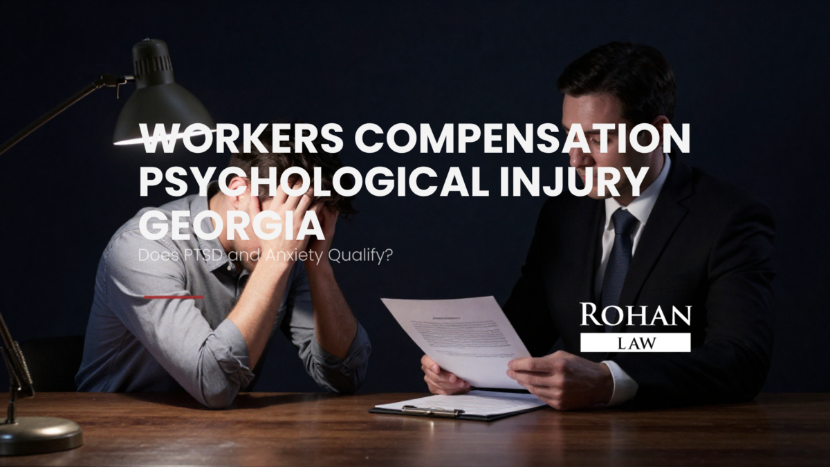 workers compensation psychological injury Georgia