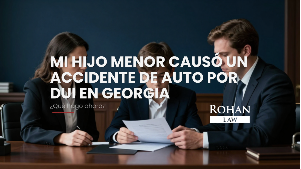 Accidente de auto por DUI en Georgia: conoce qué puede pasar si conduce un menor, los posibles cargos, la responsabilidad de los padres y qué hacer ahora.