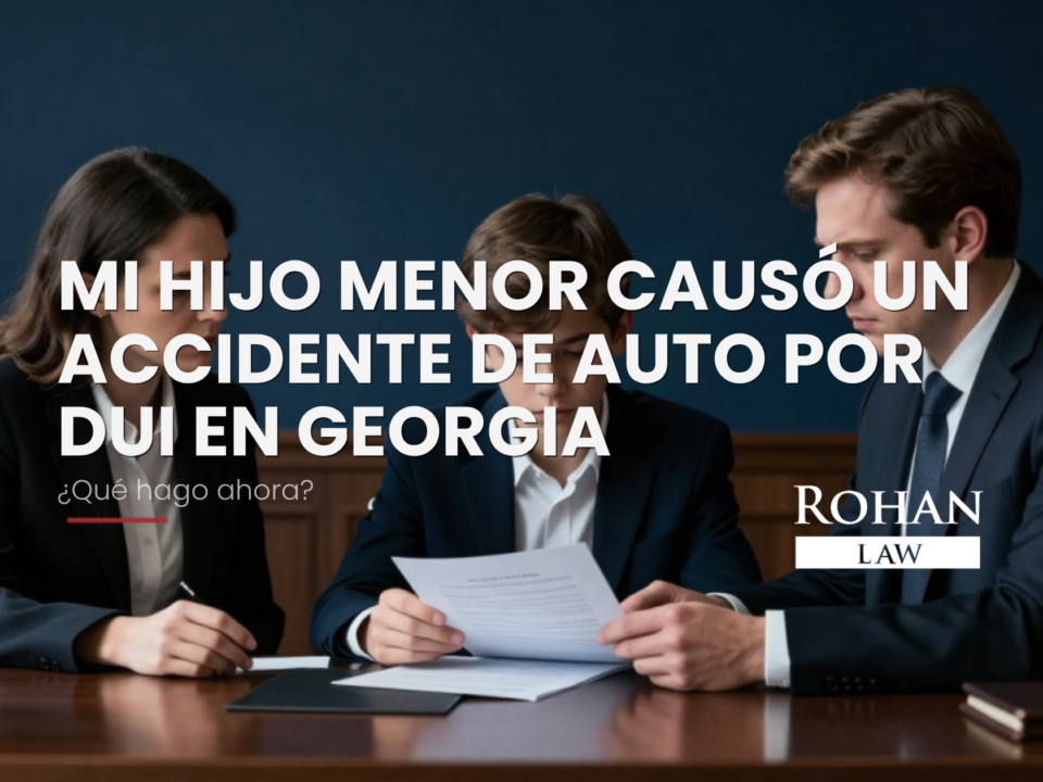 Accidente de auto por DUI en Georgia: conoce qué puede pasar si conduce un menor, los posibles cargos, la responsabilidad de los padres y qué hacer ahora.