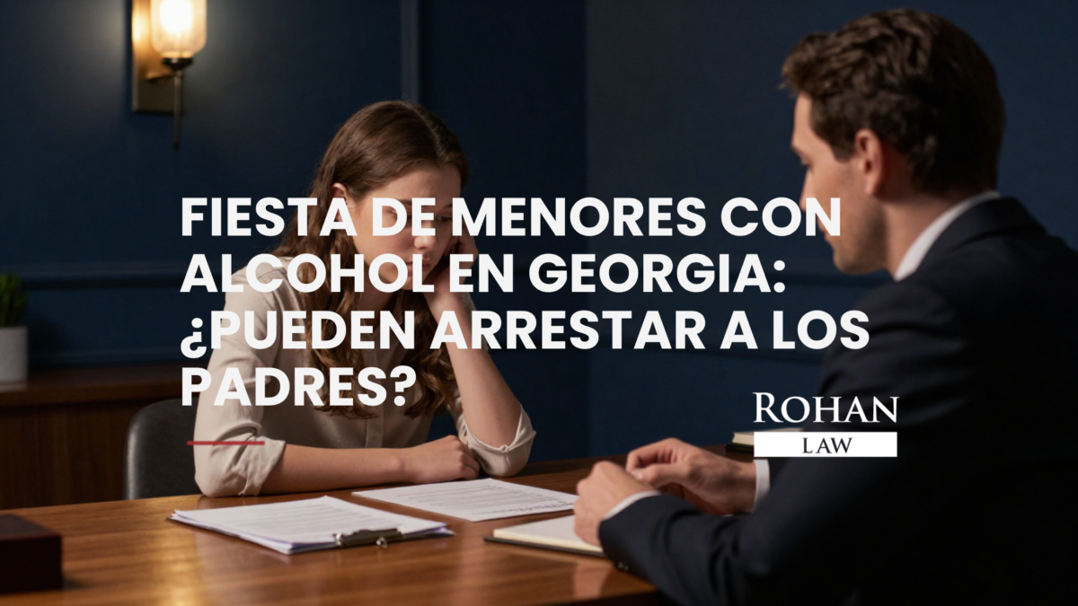¿Pueden Arrestar a los Padres por Organizar una Fiesta de Menores con Alcohol en Georgia?