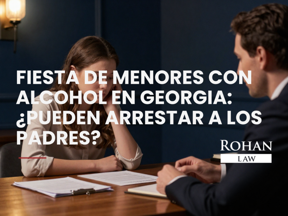 ¿Pueden Arrestar a los Padres por Organizar una Fiesta de Menores con Alcohol en Georgia?