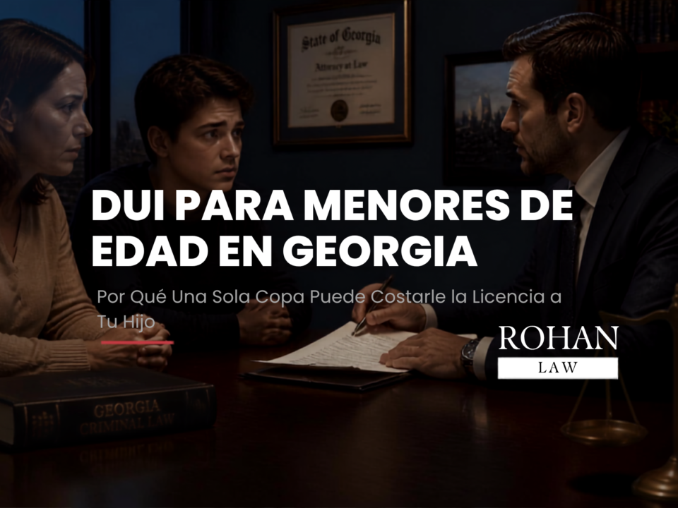 DUI para menores de edad en Georgia