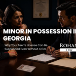 minor in possession Georgia license suspension