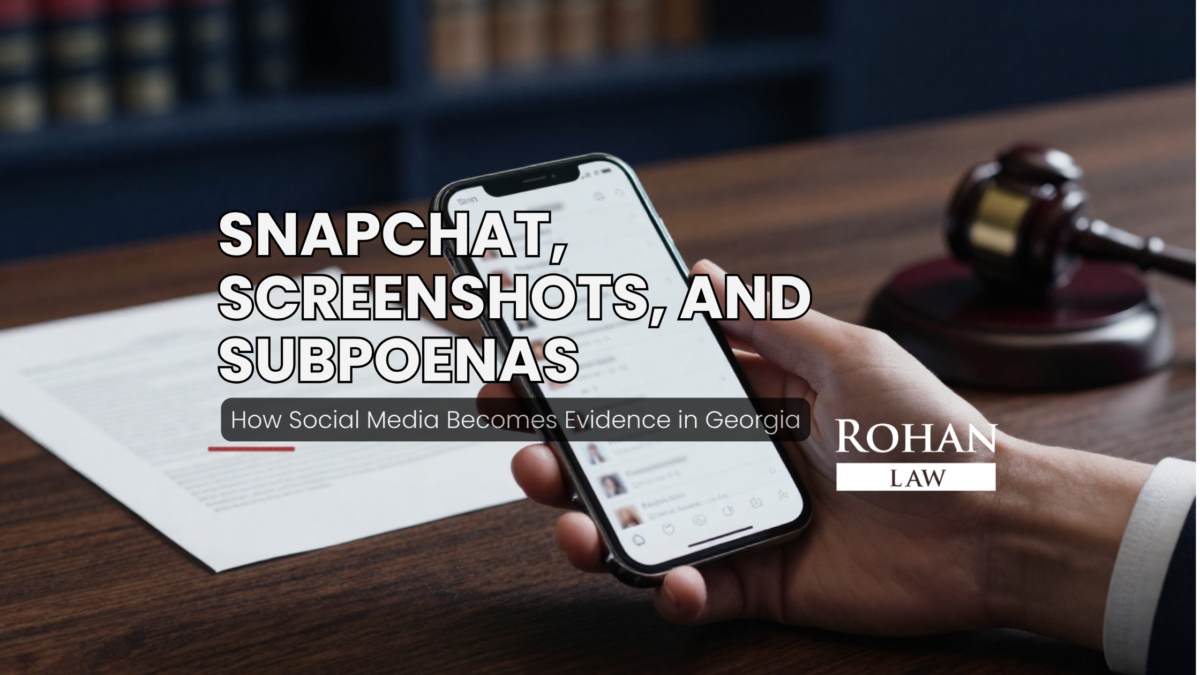 Social Media Evidence in Criminal Cases Georgia | Rohan Law