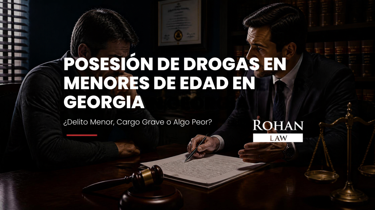 Posesión de Drogas de Menores de Edad en Georgia